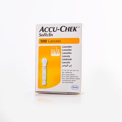 ACCU-CHEK LANCETS SOFTCLIX 100 PCS