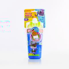 NUBU SNACK N' SIP STRAW CUP WITH SNACK PORTION (12+ MONTH)