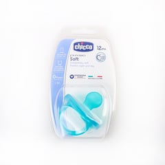 CHICCO PHYSIO SOFT NEUTRAL SOOTHER 12M+1PC
