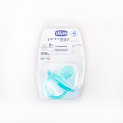 CHICCO PHYSIO SOFT NEUTRAL SOOTHER 4 M+1PC BLUE
