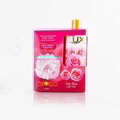 LUX SHOWER GEL SOFT TOUCH 250ml+PUFF