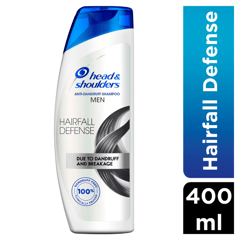 شامبو هيد آند شولدرز ضد القشرة ضد تساقط الشعر للرجال، 400 مل