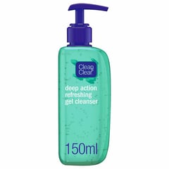 CLEAN & CLEAR Face Cleanser Deep Action Gel Refreshing 150ml
