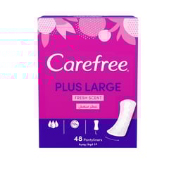 CAREFREE FEMININE NAPKINS LARGE 48 PIECES