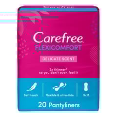 CAREFREE Panty Liners FlexiComfort Fresh Scent Pack of 20