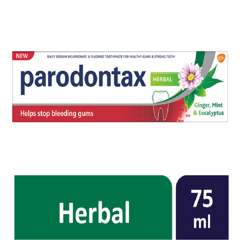 Parodontax Herbal Toothpaste for Bleeding Gums 75ml