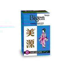 Bigen Powder Hair Dye Dark Brown 'C'