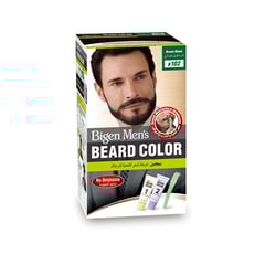 Bigen Men's Beard Color Brown Black 102