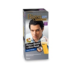 Bigen Men's Cream Color Normal Black 101