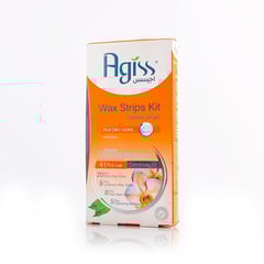 AGISS WAX STRIPS DRY SKIN 41 PIECES