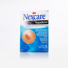 NEXCARE TEGADERM+PAD DRESSING 5 STERILE PCS