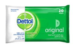 Dettol anti bacterial skin wipes 20 wipes