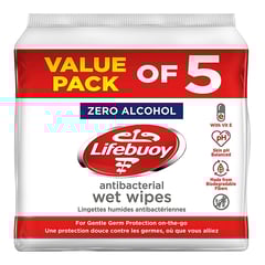 LIFEBOUY WET WIPES ANTIBACTERIAL 10x5
