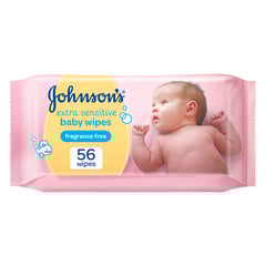Johnson Extra Sensitive Baby Wipes 56 pcs