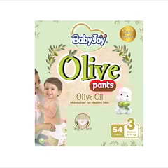 Babyjoy Baby Pants With Olive Oil Stage 3 Medium 54 Pcs