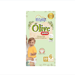 Babyjoy Baby Pants With Olive Oil Stage 6 Xxlarge 32 Pcs
