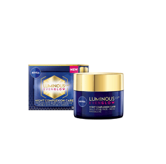NIVEA Face Cream Night Repair LUMINOUS 630 EVEN GLOW Spot Darkening Protection 50ml