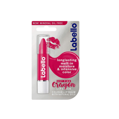 LABELLO Crayon Lipstick  Colour Lip Balm  Hot Pink 3g
