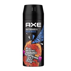 AXE Men Deodorant Body Spray Skateboard & Fresh Roses, 48 hours of freshness, 150ml