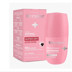 Beesline Whitening Antiperspirant Roll On Deo Super Dry Jouri Rose 50ml