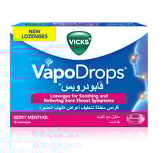 VICKS VAPO DROPS BERRY MENTHOL 16 lozenges
