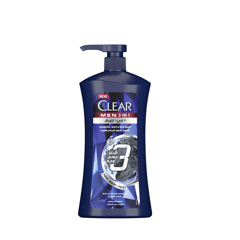 Clear Men Shampoo Activated Charcol (3 In 1) 900 Ml
