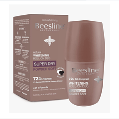 Beesline Whitening Antiperspirant Roll On Deo Super Dry Powder Soft 50ml