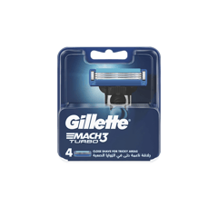 GILLETTE MACH3 TURBO 4 REFILL BLADES