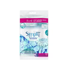 Gillette Venus Disposable For Women 2 blades 8+4 Pieces