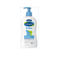 Cetaphil Baby Daily Lotion with Organic Calendula,Vitamin E ,Sweet Almond & Sunflower Oils 13.5 Fl. Oz