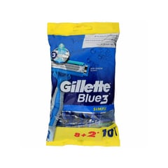 Gillette Razor Blue3 Simple 8+2 Free