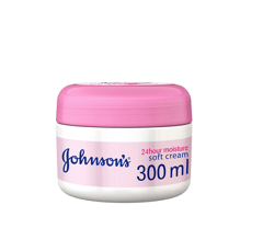 JOHNSON’S Body Cream 24 HOUR Moisture Soft 300ml