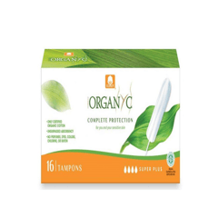 ORGANYC cotton tampons -  SUPER PLUS, 16 pcs
