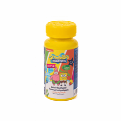 SpongeBob Nickelodeon Multivitamins with added Probiotics - 60 Orange & Pineapple Chewables