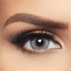 عدسات ليالا - عبوة من عدستين - بولار جراي