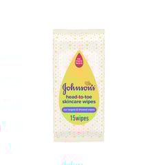Johnson’s Baby Wipes Head-to-toe Skincare Pack Of 15 Wipes