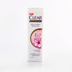 CLEAR SHAMPOO 2X1 SOFT & SHINY 400ml