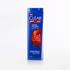 CLEAR SHAMPOO 2X1 FOR MEN HAIR FALL DEFENSE 400ml