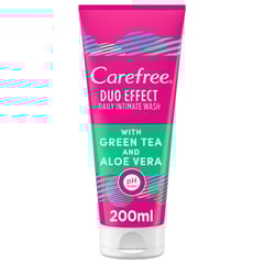 CAREFREE Intimate Wash with Green Tea and Aloe Vera 200ml