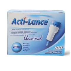 Acti-Lance Diabetic Lancets Universal 23 G 100 Pieces