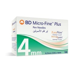 Bd Micro Fine Pen Needles Easy Flow 4Mm 100 Pieces