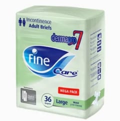 FINE CARE ADULT DIAPER LARGE 36 PCS